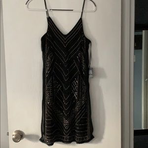 Express beaded cocktail dress